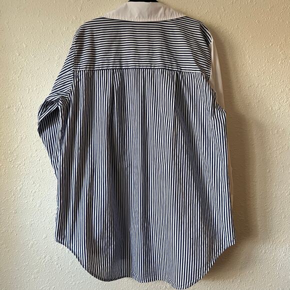 Katie Kime Brooklyn M/L Striped Button Down Shirt - Picture 3 of 6